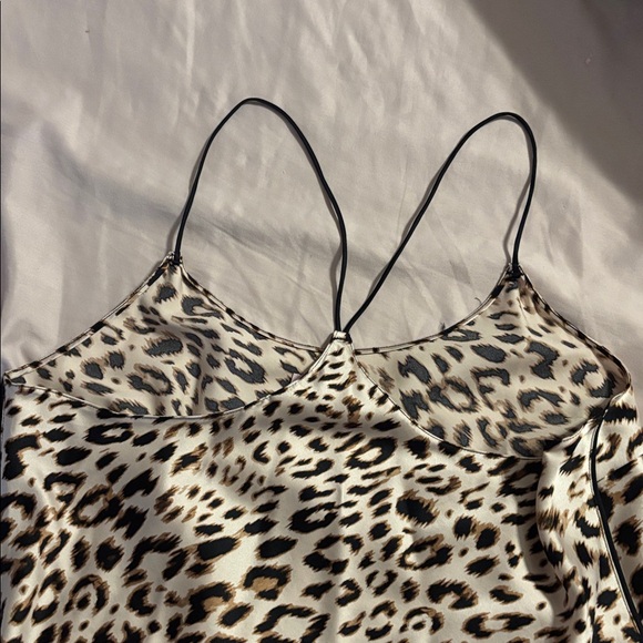 Victoria’s Secret leopard sleep tank top EUC size M - Picture 4 of 8
